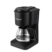 Agiferg Household Automatic Dripping Mini Coffee Maker For Making Coffee And Tea 6cup