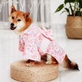 thumbnail image 1 of Cat Kimono Japanese Style Bow-knot Decor Fabric Two-legged Pet Costume Dress for Party, 1 of 8