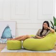thumbnail image 4 of ALING Housse de Fauteuil Poire Housse de Canapé Sofa Intérieur de Repos pour Adultes Enfants Seulement Housse de Fauteuil Poire Housse de Meuble Canapé (Remplissage Non Inclus), 4 of 5