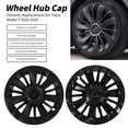 thumbnail image 4 of Hubcaps Wheel Covers, 4 Pack 19 Inch Hub  Fit 2020-2023  Model Y, Turbine Style Wheel Cover Hub , Premium Wheels Rim Protector Cover Replacement Wheel Covers, 4 of 8