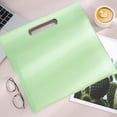 thumbnail image 1 of Magnetic A4 Document Bag Waterproof PU Leather Tablet File Organizer with Secure Closure for Office Work, School, and Business Professionals Hzhnb | Pu, Green, 1 of 8
