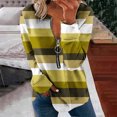 thumbnail image 1 of 2023 Chandail de Mode pour Femmes Rabais de 50 % Liquidation Hauts pour Femmes Automne Manches Longues Chandail Ample Chemise Chic Décontractée Chandails à Rayures à Col Rond pour Dames, 1 of 5