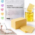 thumbnail image 1 of 100pcs Multi Surface Effect Floor Clean Tablets All Purpose Natural Wood Floor Cleaner Mopping Tile Cleaning Solution Pet Safe Friendly Non Toxic Robot Vacuum Scented Power Mop Soap (Blue, 100PCS), 1 of 6