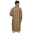 thumbnail image 4 of Atasi Kurta Traditionnel en Rayonne Imprimée à Col Mandarin pour Hommes Chemise Décontractée, 4 of 6
