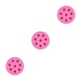 thumbnail image 2 of kurtrusly DIY Silicone Fondant Mold Blueberry Raspberry Strawberry Simulation Fruit Cake Chocolate Biscuit Candle Mould Decor Pink/Type B 3Set, 2 of 6