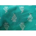 thumbnail image 4 of oneOone Cotton Silk Fabric Leaves & Floral Block Print Fabric BTY 42 Inch Wide, 4 of 4