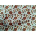 thumbnail image 4 of oneOone Cotton Poplin Fabric Leaves & Floral Block Printed Fabric 1 Yard 42 Inch Wide, 4 of 4
