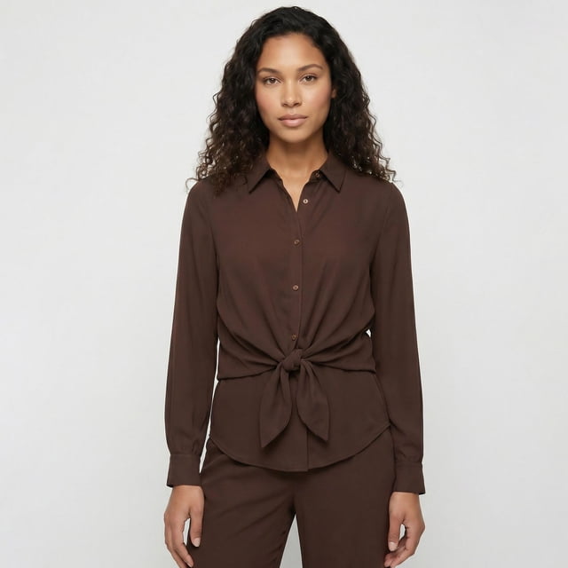 Devoted Blouse à boutons noués, tailles TP à TG