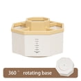 thumbnail image 2 of Pompotops 5-grid Multi-function Large-capacity Desktop Storage Box Student Office Pen Bucket Makeup Brush Holder Rotating, 360-degree Rotating Personalized Pen Holder Clearance, 2 of 3