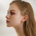 thumbnail image 4 of Barrettes Épingles à Cheveux Décoratives Rétro en Forme de U pour Coiffures Féminines en Bronze, Barrettes pour Femmes, 4 of 6