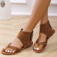 thumbnail image 1 of LSLJS New Women's Sandals Fashion Roman Thong Flat Sandals, 1 of 8