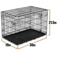thumbnail image 2 of Vibrant Life Double-Door Metal Wire Dog Crate with Divider,30in, 2 of 6