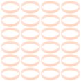 thumbnail image 1 of Miangastore 100 Pcs Bracelets de Motivation Messages Design Simple Orange Amateur de Sports de Nuit Course de Nuit, 1 of 8