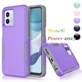 thumbnail image 1 of For Motorola Moto G 5G 2023 Phone Case,2 in 1 Hard PC Phone Case for Moto G 5G 2023 , Rubber & Rugged Shockproof Full Body Protection Case Cover - Black, 1 of 6