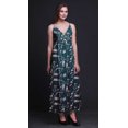 thumbnail image 4 of Bimba Robe Longue Maxi à Bretelles Spaghetti Ajustables à Imprimé Floral, Tenue de Plage d'Été - Moyen, 4 of 6
