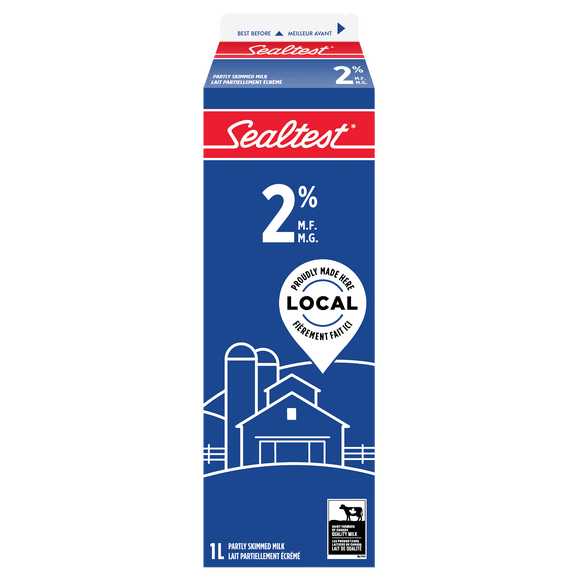 Sealtest Partly Skimmed 2% Milk 1L