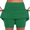 thumbnail image 1 of Jupe-Short Taille Mi-Haute pour Femmes avec Poches - Jupe-Short Décontractée Active, 1 of 7
