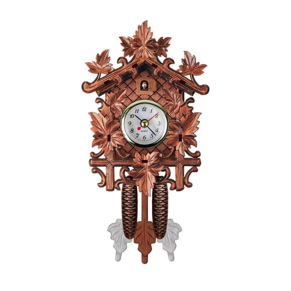 Wall Decor Living Room,Cute Room Decor Cuckoo Wall Clock Chime Alarm Clock Retro Clock Wooden Living Room Clock,Wood Clock Wall Decor Living Room Decor,Wall Clocks for Living Room Decor