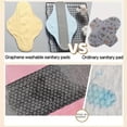 thumbnail image 3 of Serviettes Menstruelles Réutilisables en Tissu pour Femmes, Étanches aux Fuites, Douces et Respirantes, avec Boutons, Lot de 1, 3 of 7