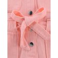 thumbnail image 4 of Faithtur Combinaison Pantalon Longue à Manches Courtes Unie pour Enfants avec Poches, 4 of 8