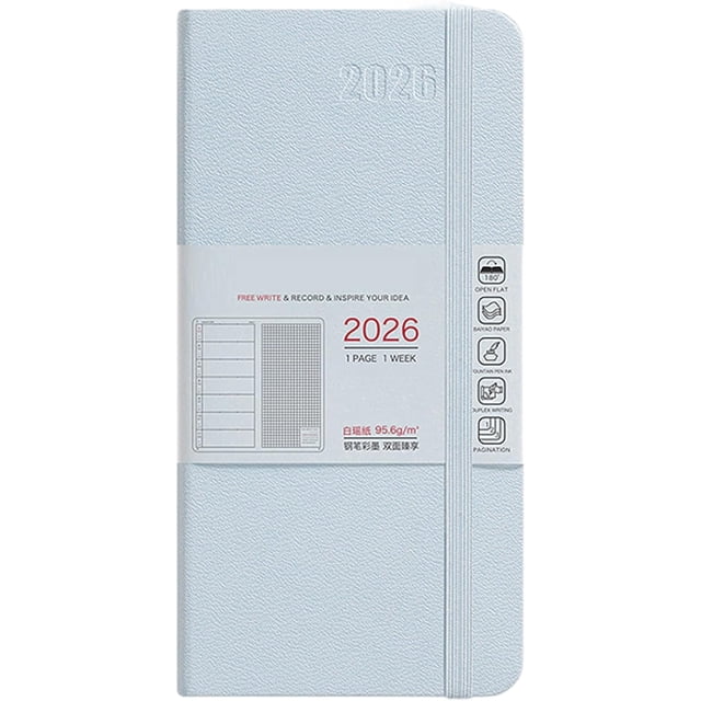 Uscallm 2026 Planner 2026-2027 Academic Year Weekly Monthly Planner, Undated Calendar Notebook for Study Teachers, Productivity Organizer with Goal Setting Pages, Daily Tracker, Notes Section