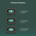 thumbnail image 1 of Spray Misting Fan 3 Gear Handheld Rechargeable Portable Travel Air Fans Moisturizing Cooling Humidifier Personal Mister White, 1 of 9