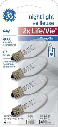 Ampoule pour veilleuse C7 de GE Lighting Canada de 4 W