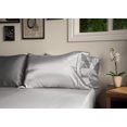 thumbnail image 1 of Beautiful Dream 2Pack Satin Pillow Case Grey King, 1 of 2