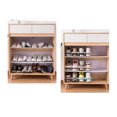 thumbnail image 3 of Wweixi ABS Anti-skid Shoe Stackers - Solution For Shoe Storage Needs Easy To Clean Storage Rack Durable Household Save Space green 25*11.6CM, 3 of 6