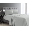 thumbnail image 1 of Swift Home Basic 3-Piece Twin Size Sheet Set, Ultra Soft, Deep Pocket, Easy Care Bedding Set, Light Gray, 1 of 7