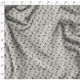 thumbnail image 4 of Soimoi Crepe Silk Fabric Flycathcer Bird Decor Fabric Printed Yard 42 Inch Wide, 4 of 5