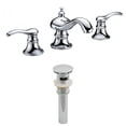 thumbnail image 1 of American Imaginations 13.5-in. W Bathroom Faucet Set Chrome AI-2005, 1 of 1
