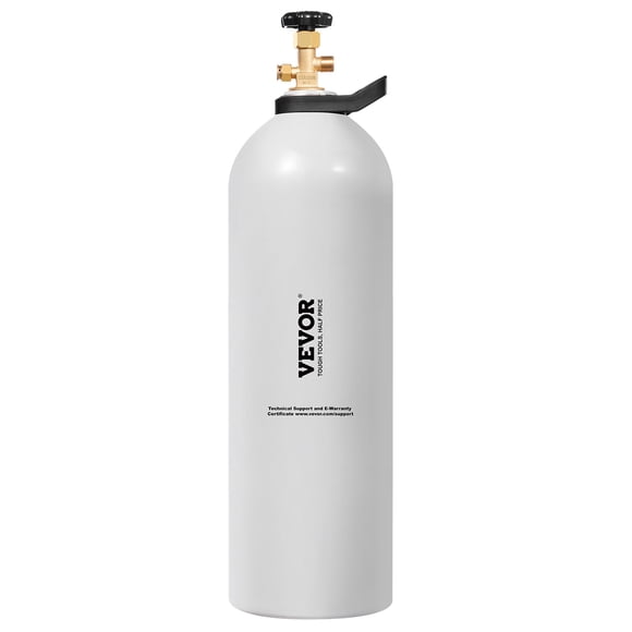 VEVOR CO2 Tank 20 lbs New Aluminum Alloy Cylinder with CGA320 Valve DOT & TC Approved