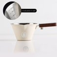 thumbnail image 2 of Glass Measuring Cup Italian Measuring Cup, Wooden Handle Coffee Cup, Ounce Mark Extraction Cup, Stainless Steel Graduated Cup, 2 of 9
