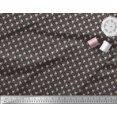 thumbnail image 3 of Soimoi Modal Satin Fabric Leaves & Rose Small Print Fabric by Yard 42 Inch Wide, 3 of 3