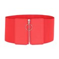 thumbnail image 1 of Maytalsory Fashionable And Practical Wide Waist Belt With Zip Statement Everywhere Excellent Elasticity Gifts Red, 1 of 6