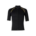 thumbnail image 4 of Oyolan Men 15mm Neoprene Wetsuits Top Short Sleeve Rash Guard Shirts Professional Swimwear Black M, 4 of 10
