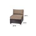 thumbnail image 4 of Chaise de Patio Sans Accoudoirs Barbados en Orange, 4 of 6
