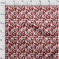 thumbnail image 3 of oneOone Cotton Poplin Twill Maroon Fabric Floral Fabric For Sewing Printed Craft Fabric By The Yard 56 Inch Wide, 3 of 4