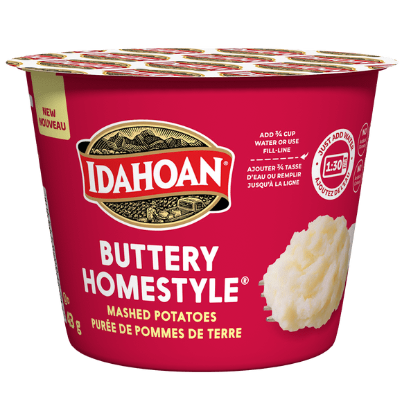 Idahoan Tasse de purée au beurre de