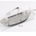 thumbnail image 3 of Oleegame 2 Pcs Rangement pour Produits Couvercle de Plat en Acier Inoxydable pour Beurre et Fromage et Pinces Argent, 3 of 4