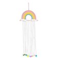 thumbnail image 1 of AMERTEER Hair Bow Holder Woven Space-saving Cotton Rope Rainbow Design Hair Accessories Organizer for Nursery Room, 1 of 10