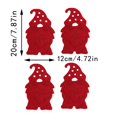 thumbnail image 3 of WHEANG Santa's Plate Set Christmas Gifts Red Folk Bag Tableware Set Xmas Red 4 Pieces, 3 of 7