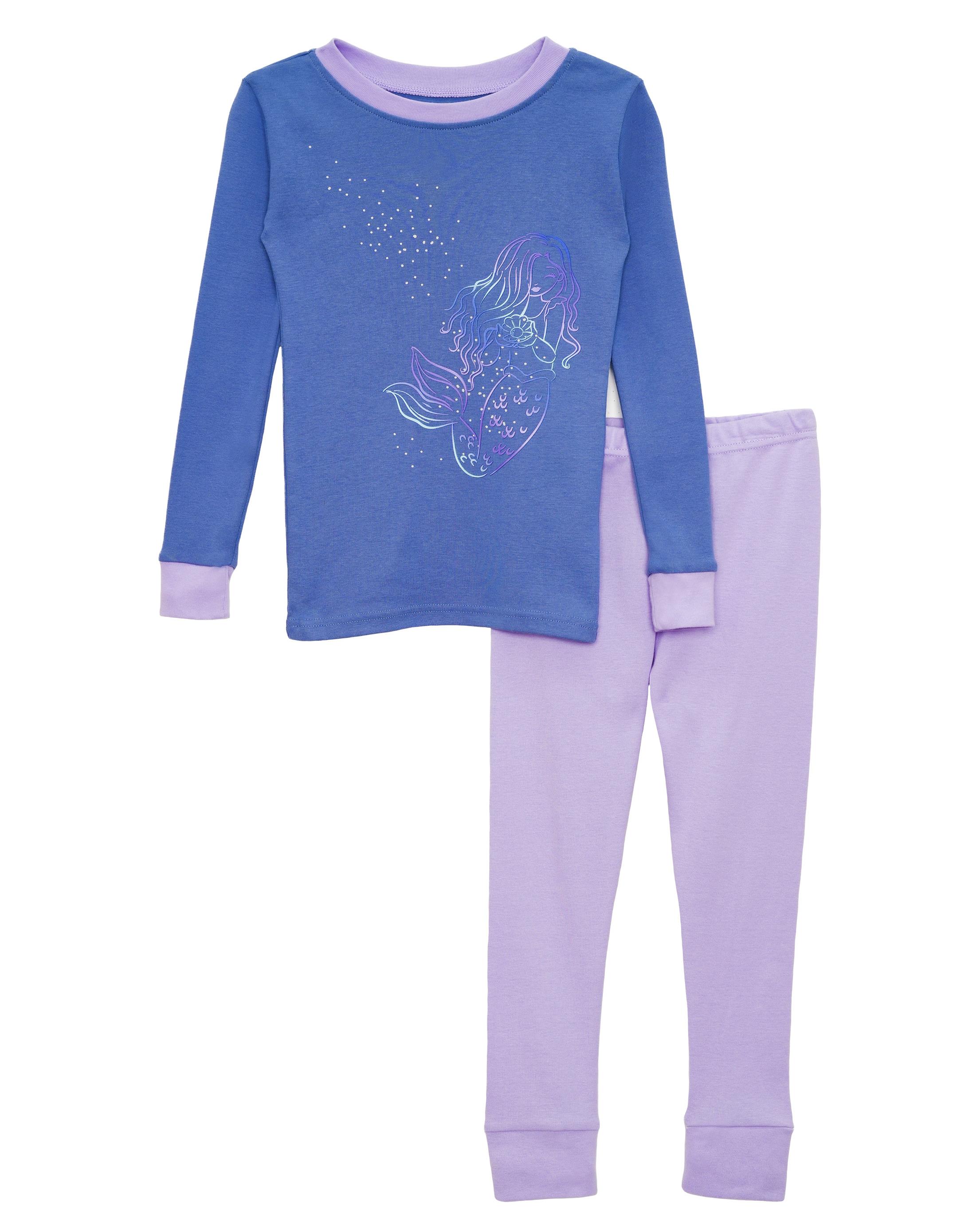 Prestigez Ensemble de Pyjama pour Filles en Coton Biologique