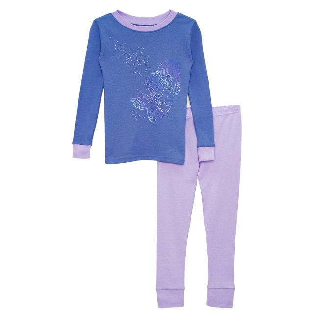 Prestigez Ensemble de Pyjama pour Filles en Coton Biologique