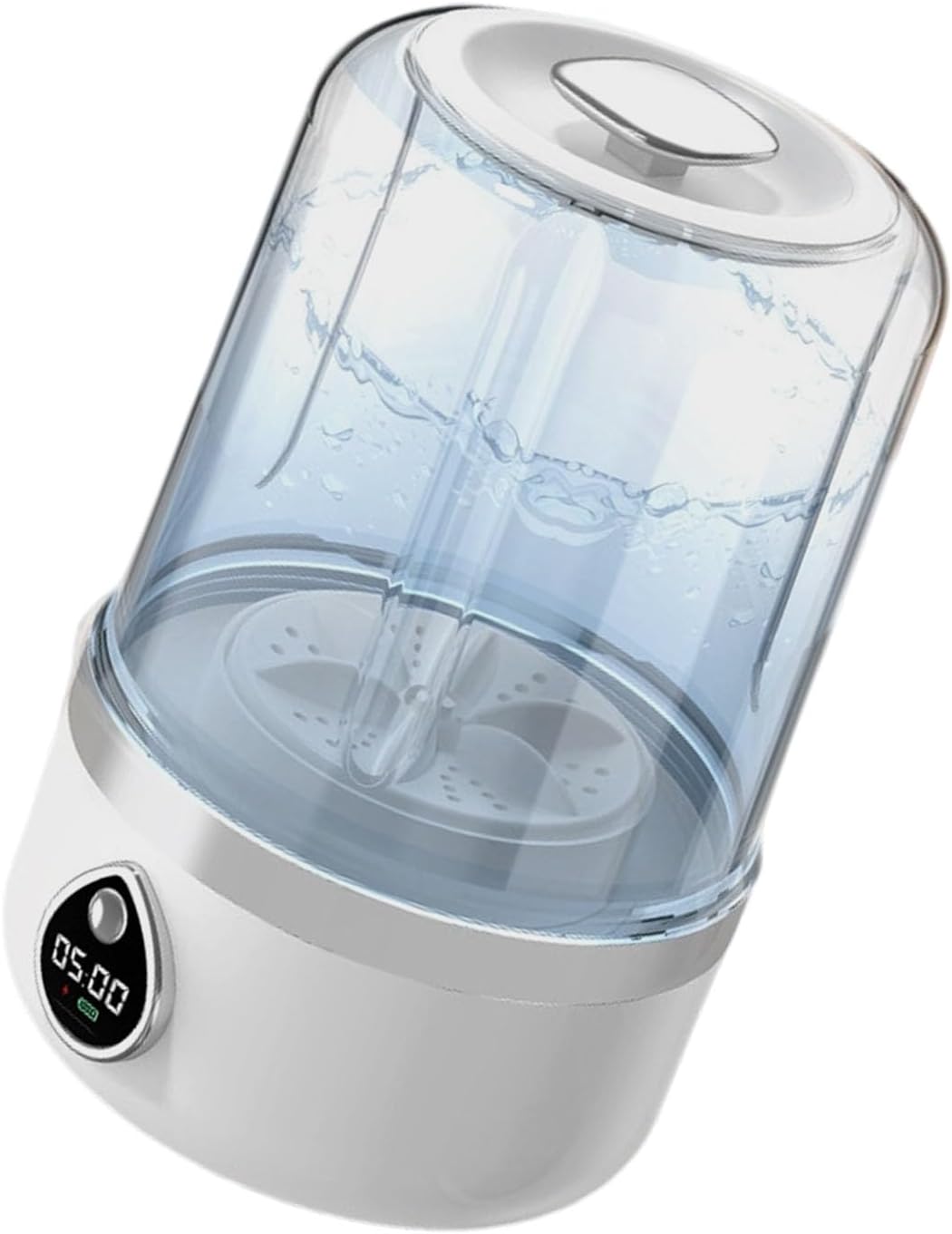Small Washer 1.5L Capacity Powerful Washing Machine Small Washer for Delicate Cloth and Travel Needs Portable