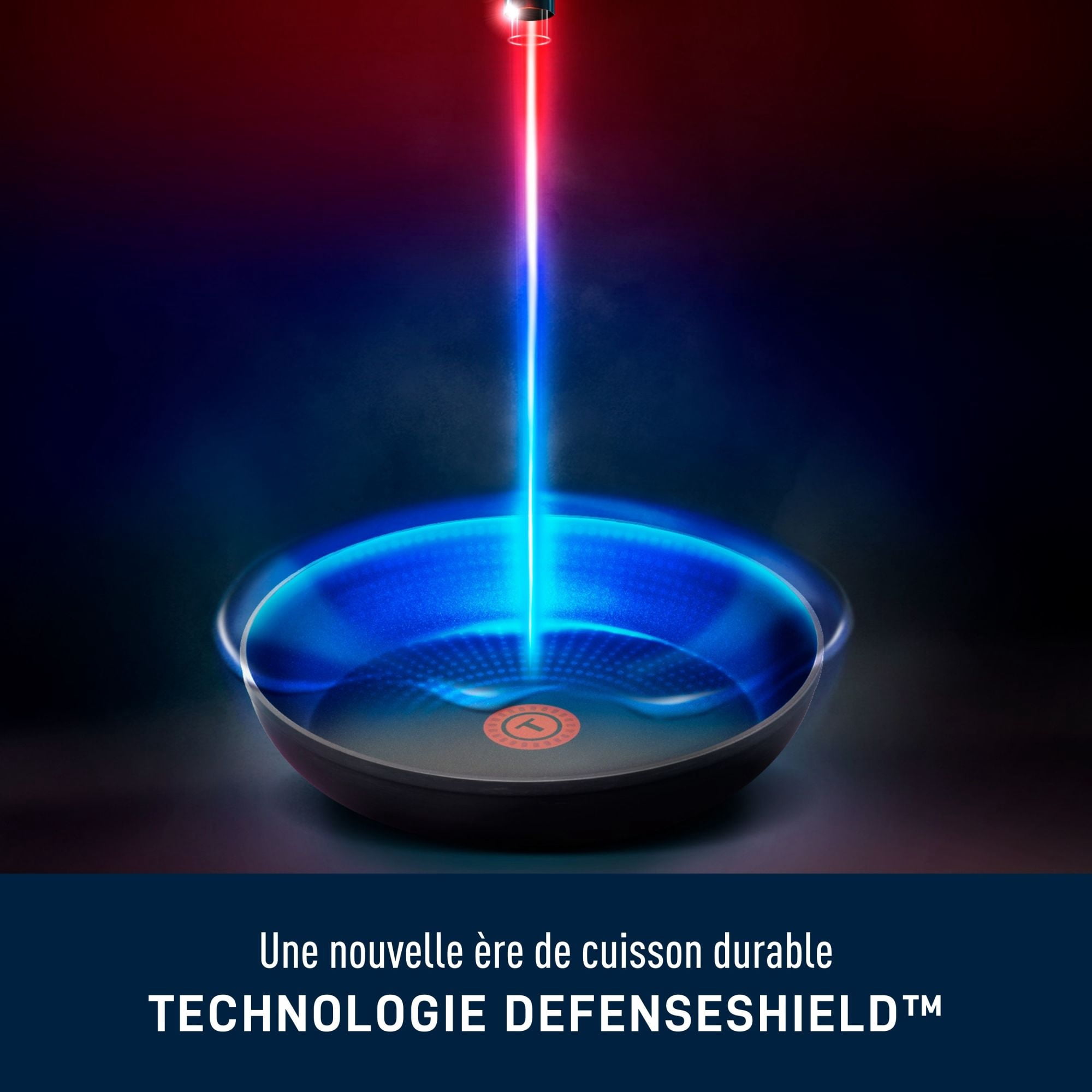 Ensemble T-fal Stone Shield de 10 pièces avec technologie DefenseShield™, fabrication en 6 couches, texture pierre robuste, à l’épreuve du lave-vaisselle et du four