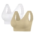 thumbnail image 1 of Soki 2pc Sports Bra for Women Padded Seamless Medium Impact Yoga Running Bras, 1 of 2