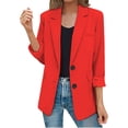 thumbnail image 2 of Clearance Sale! Cardigan for Women Women's Cardigans Womens Casual Jacket Pockets Long Sleeve Front Button Work Lapel Button Jacket Rd1 3Xl, 2 of 9