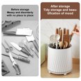thumbnail image 4 of Lksixu Lunch Box Bento Box Multifunctional Rotary Knife, Household Kitchen Storage Rack, Tabletop Kitchen Utensils Storage Box, Chopsticks Tube, Knife Storage Rack for Women Men Travel Office, 4 of 8